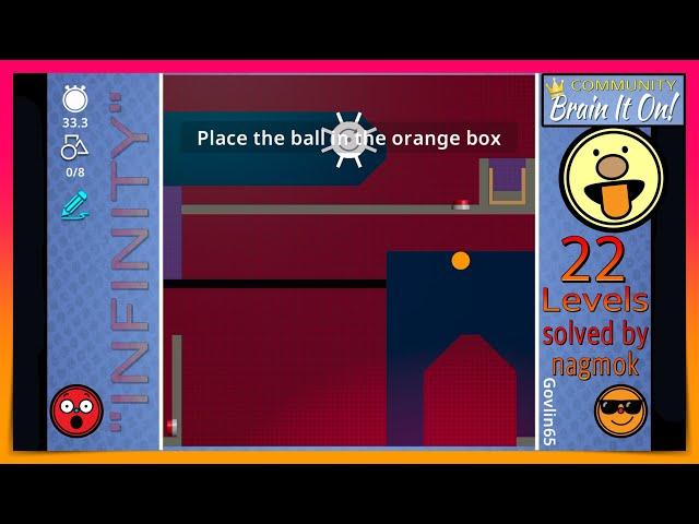 Brain It On! Community 22 Puzzle Solutions in 4K by nagmok