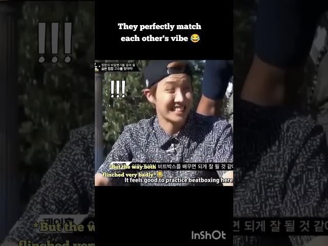 Two seoks match each other's vibe perfectly  #shorts #seokjin #junghoseok #funnymoments