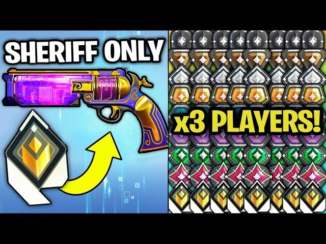 Sheriff Only Radiant VS 3 of Every Rank, until he loses