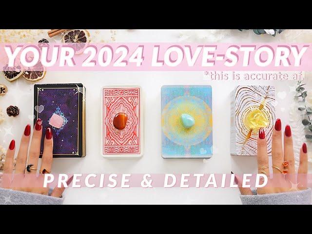 Your 2024 LOVE-STORY Predictions‍️‍**detailed af**pick a card ︎ tarot reading