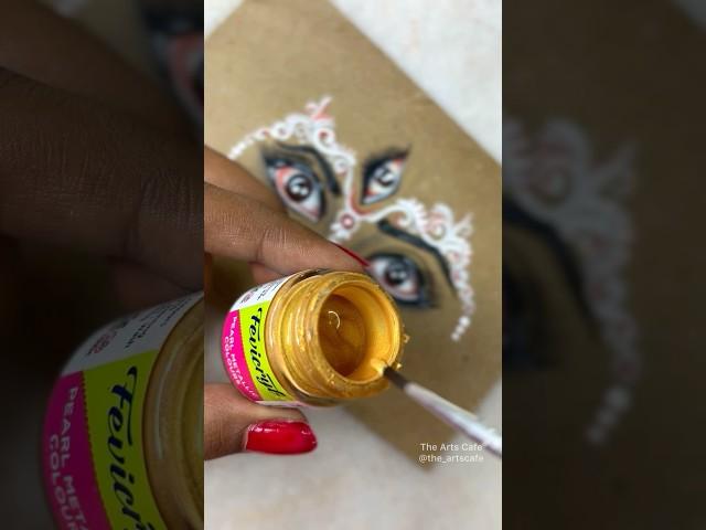 Maa Durga Angry Eyes Painting ️ #shorts