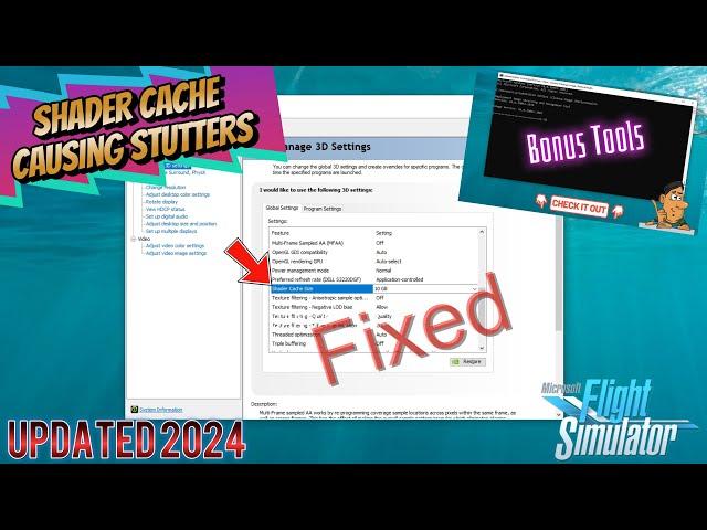 Msfs2020*Performance Stutter Fix* Delete "ALL" Shader Cache to Improve Performance! Updated 2024