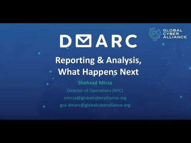 DMARC Reporting & Analysis: What Happens Next