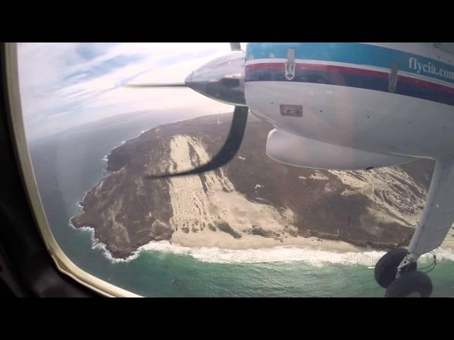 Takeoff from San Miguel Island