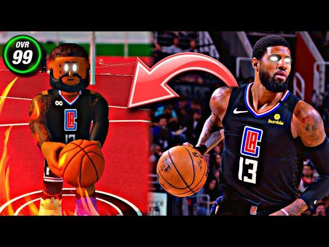 I Became Paul George In Roblox Basketball & THIS HAPPENED...