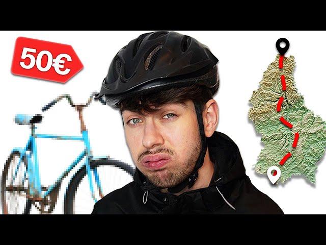 GANZES LAND mit 50€ SCHROTTFAHRRAD durchqueren..