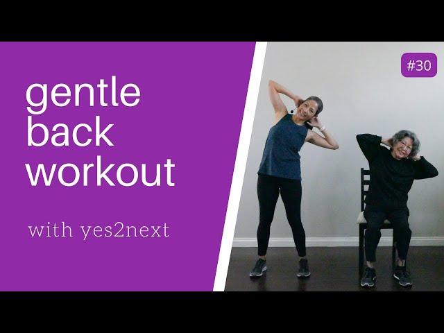 GENTLE BACK WORKOUT | Seniors, Beginners