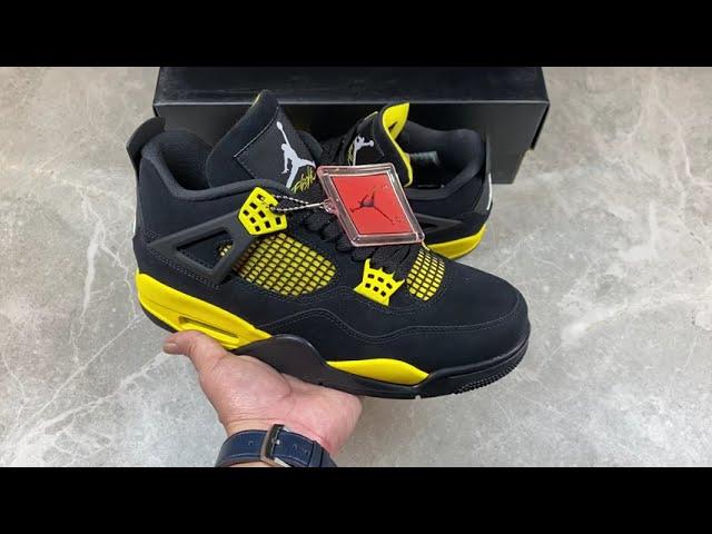 Copy Shoes of Air Jordan 4 "Thunder" (2023)