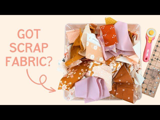 After This Video You Wont Throw Away Scrap Fabric Again!