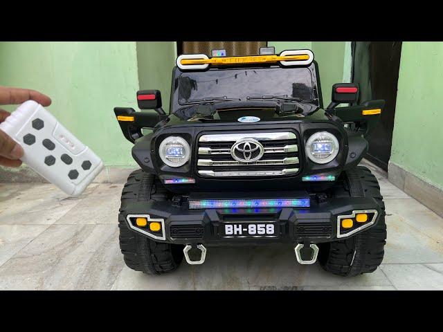 RC Toyota Land Cruiser Unboxing & Testing | 4x4 Ride On Car | Shamshad Maker