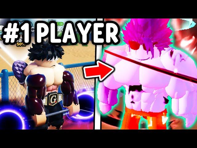 I RACE #1 LEADERBOARD PLAYER But I CHEATED in Roblox Gym League..