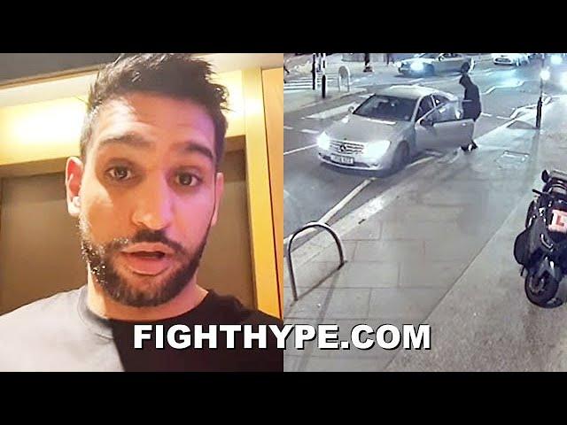 AMIR KHAN ROBBED AT GUNPOINT; FRIGHTENING MOMENT CAPTURED ON VIDEO