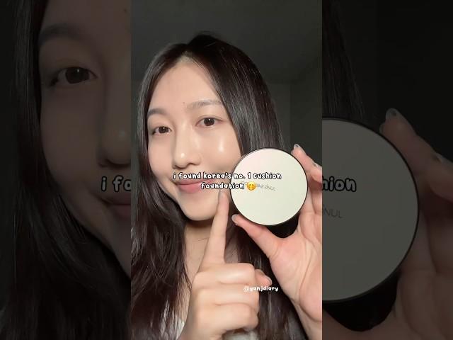 I found Korea’s no. 1 cushion foundation  #kbeauty #cushionfoundation #koreanmakeup #jungsaemmool