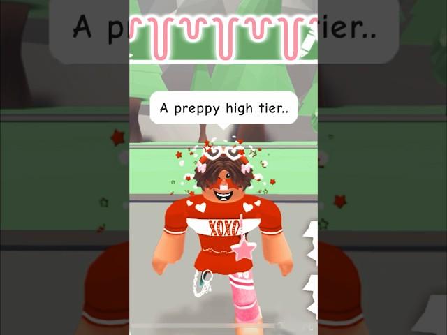 New preppy high tier! Meet iris!  #preppyroblox #adoptmeroblox #roblox #adoptmepets #adoptmeeggs