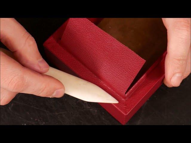 'The Art Of Leather Wrapped Boxes Pt 1/2' (Preview)- Online Fine Leathercraft Courses