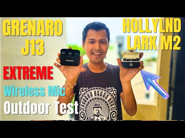 Hollyland Lark M2 Vs Grenaro J13 Wireless Mic Outdoor EXTREME Audio Quality Test