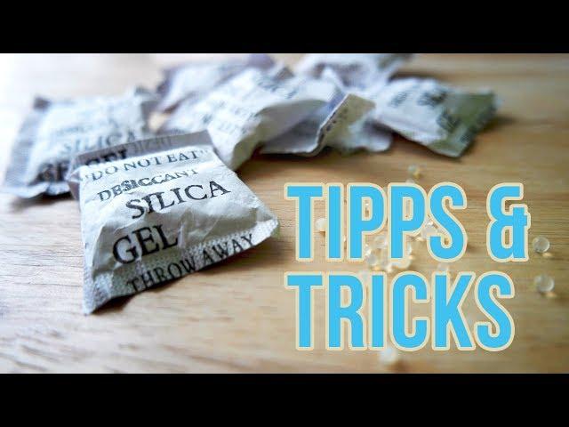 Trockenbeutel nicht wegwerfen! | Silica Gel Tipps