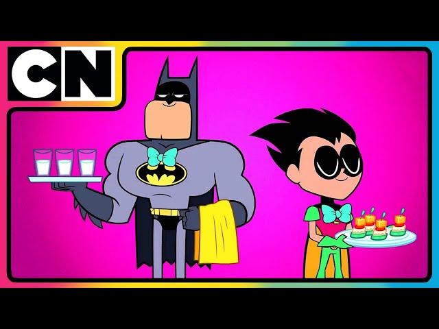 Teen Titans Go | Robin "Cave Sits" on Batman Day!  | #batman | #cartoon | @cnindia