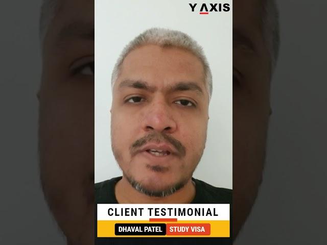 Testimonial - Dhaval Patel - Study Visa