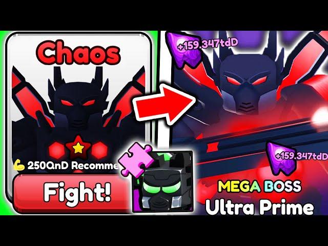 I BEAT Strongest SECRET CHAOS MEGA ULTRA PRIME BOSS in Roblox Pull A Sword..