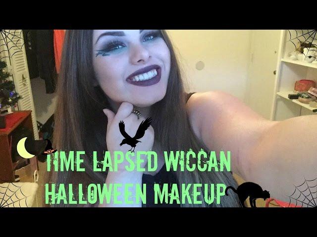 TIME LAPSED WICCAN MAKEUP FOR HALLOWEEN