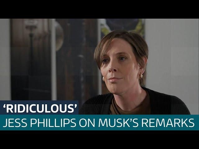 Jess Phillips: Musk's criticism of me is 'ridiculous' but it is turning my world 'upside down'