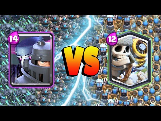 PEKKA + MEGA KNIGHT  SPARKY + GIANT SKELETON