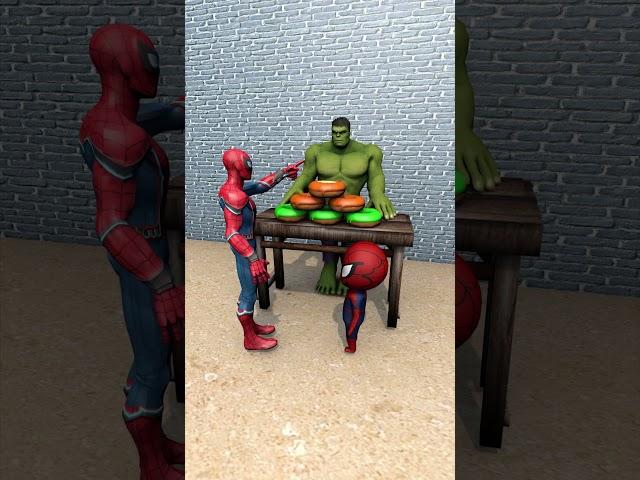 Spider-Man is tricking the Hulk