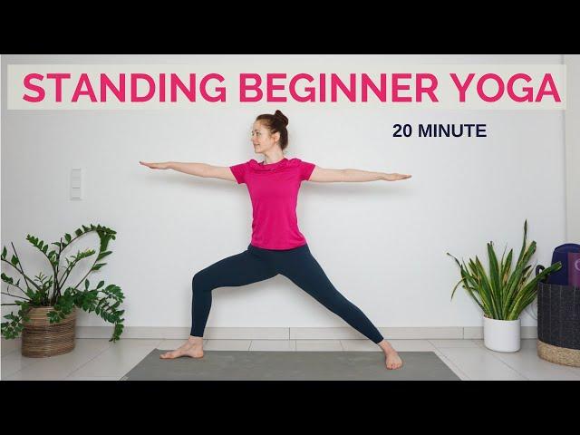 20 min Standing Yoga For Beginners | Back To Basics | Beginner Hatha Yoga