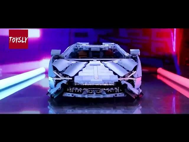 Toysly Lamborghiny Race Car Building Set: Compatible with LEGO