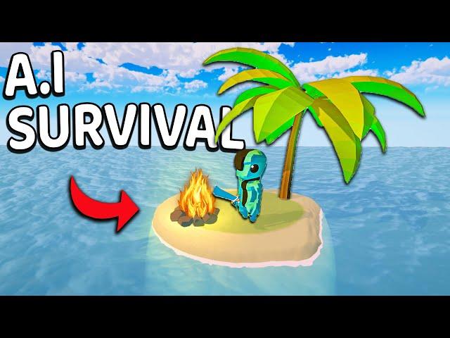 A.I Learns to SURVIVE on Stranded Island