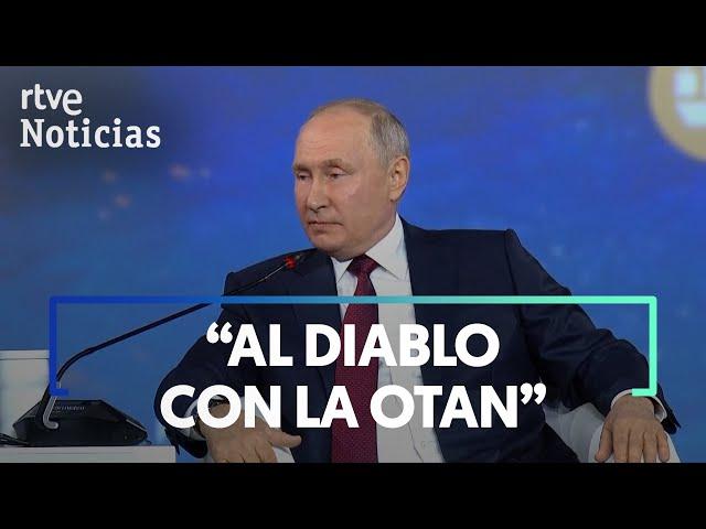 PUTIN presume de ARMAS NUCLEARES y dice que ZELENSKI avergüenza a los JUDÍOS | RTVE