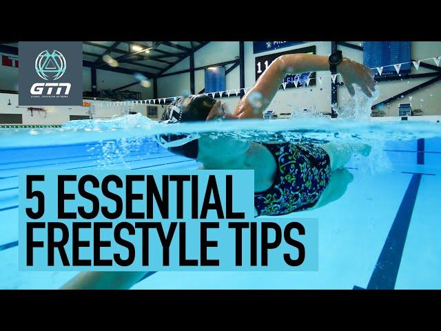 5 Tips To Improve Your Freestyle Swimming Stroke! | Front Crawl Technique Improvements