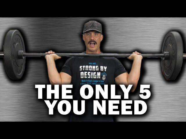 The ONLY 5 Barbell Exercises You Need for Muscle Mass 