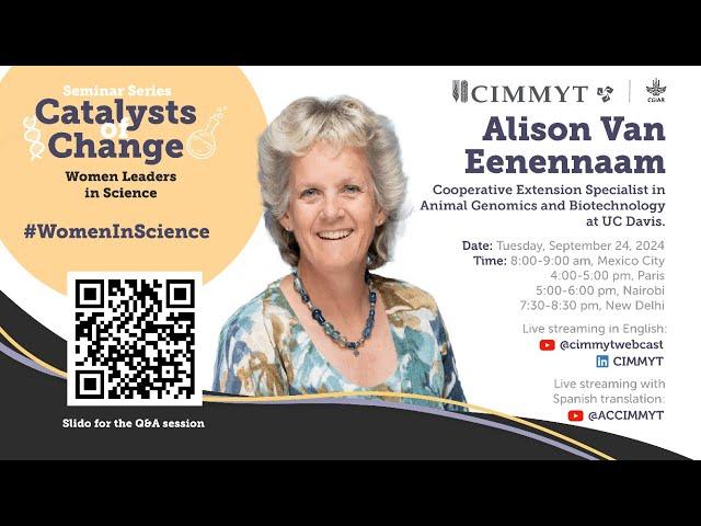 Women Leaders in Science - Alison Van Eenennaam