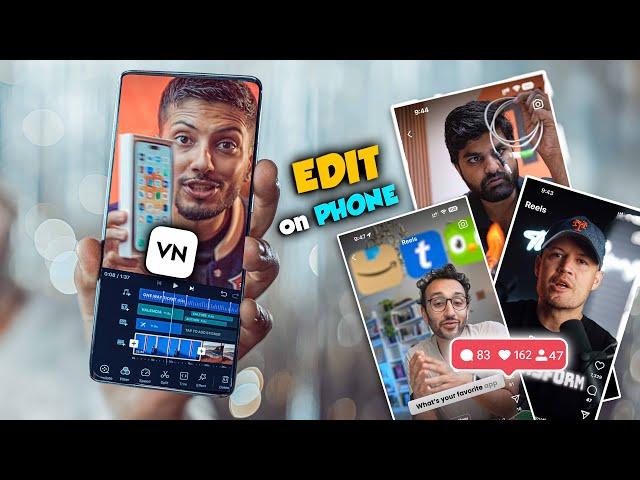 Edit viral tech Reels on your Phone - VN Editing tutorial