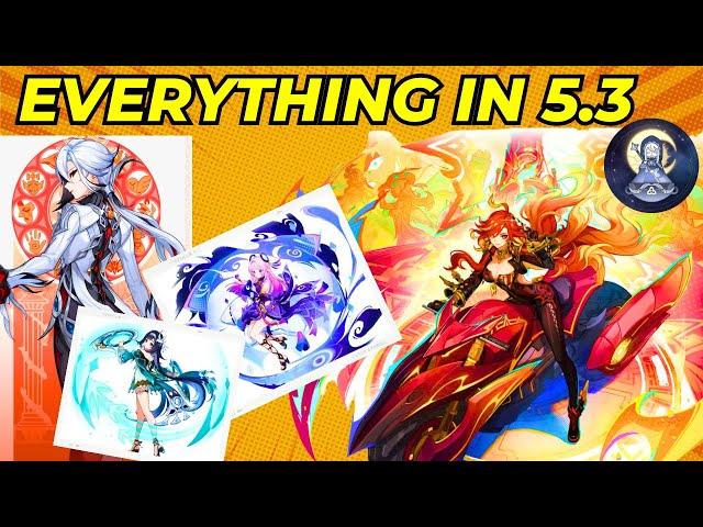 EVERYTHING ABOUT 5.3 UPDATE! 5.3 BANNERS,OUTFITS,EVENTS! MAVUIKA,CITLALI -GENSHIN IMPACT