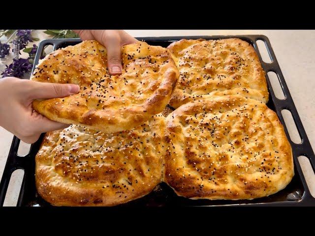 How to make Turkish bread! You will no longer buy bread!