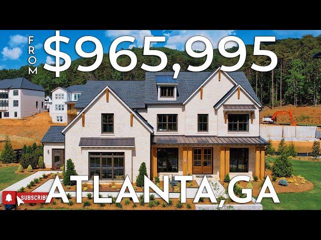 INSIDE A LUXURIOUS NEW HOME NEAR ATLANTA, GA | TOLL BROTHERS EDGEWOOD EAST IN MARIETTA | MUST SEE!!!