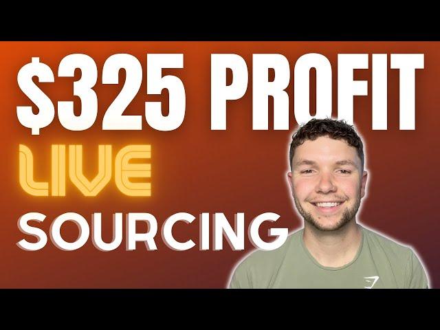 $325 PROFIT IN 20 MINUTES OF REVERSE SOURCING! | LIVE SOURCING