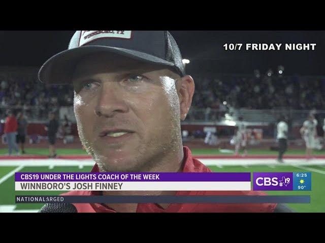 CBS19 COACH OF THE WEEK: Winnsboro's Josh Finney