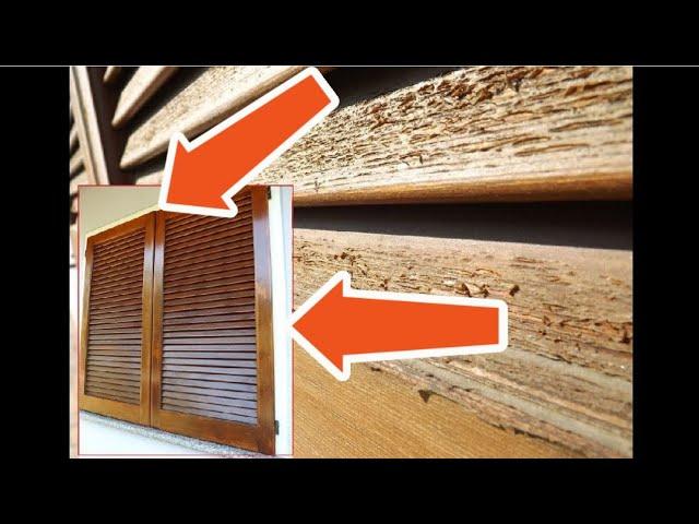 Repair sun-damaged windows woodwork