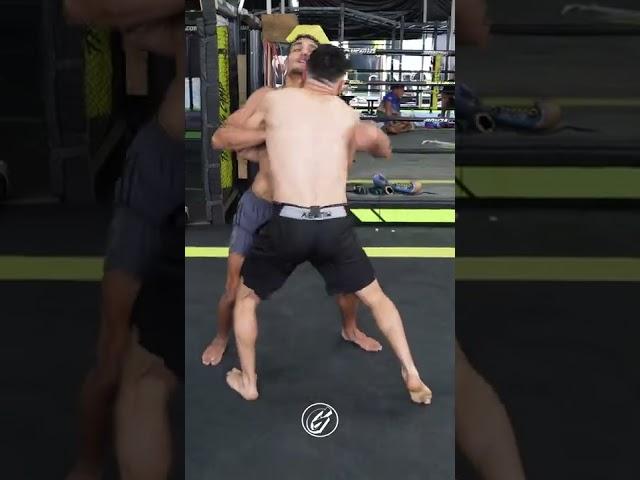 Clinch Defense & Takedown  | Muay Thai #shorts 