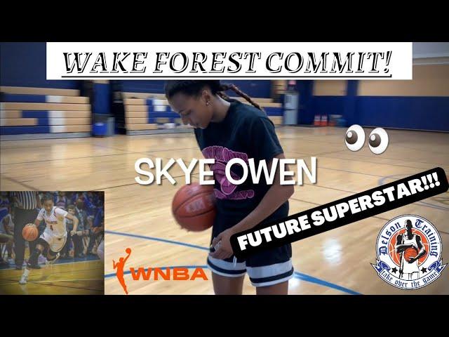 Hoops STAR Skye Owen -Wake Forest COMMIT… ️ WNBA FUTURE SUPERSTAR.