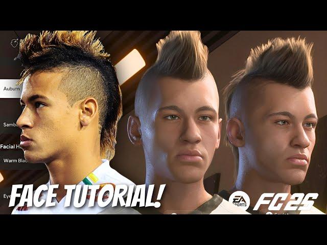 How to create NEYMAR JR (SANTOS FC) in EA FC25