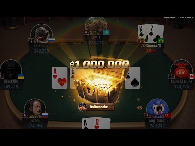 GGPoker Million Dollar Mystery Bounty $1,000,000 HAND!