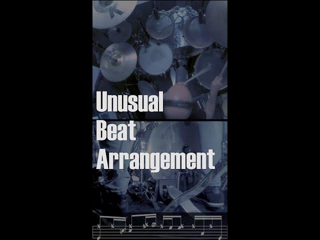 Unusual Drum Beat Arrangement #confidentdrummer #drumgroove #drumbeat #drumparts #interpretation