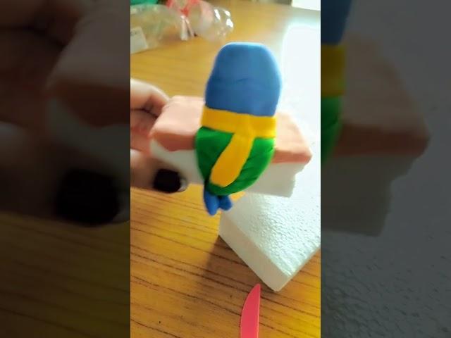 #krishna # clay art #try something new🫣 #editing # short video.