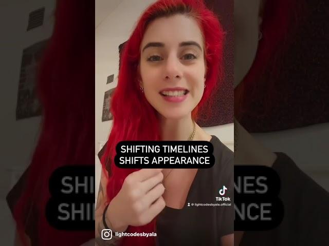 Shifting Timelines Shifts Appearance