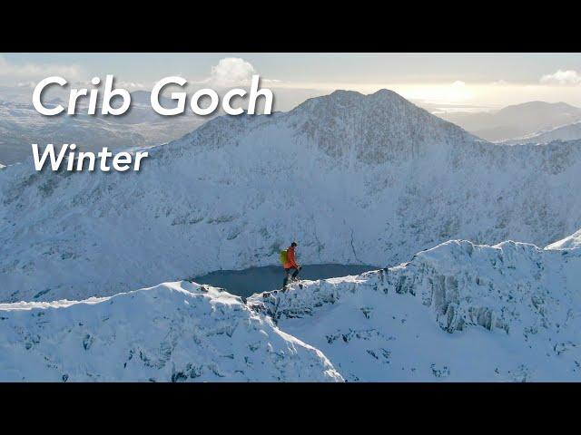 Crib Goch Traverse in Winter